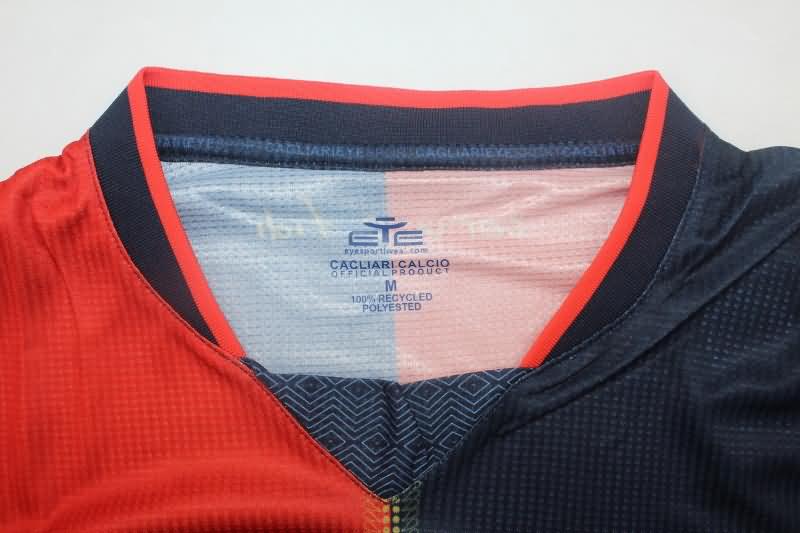 Thailand Quality(AAA) 24/25 Cagliari Home Soccer Jersey