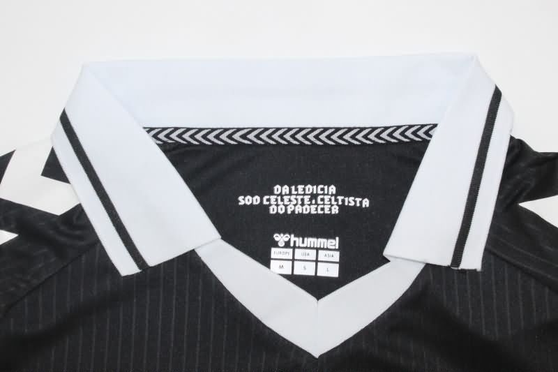 Thailand Quality(AAA) 100th Celta Anniversary Black Soccer Jersey