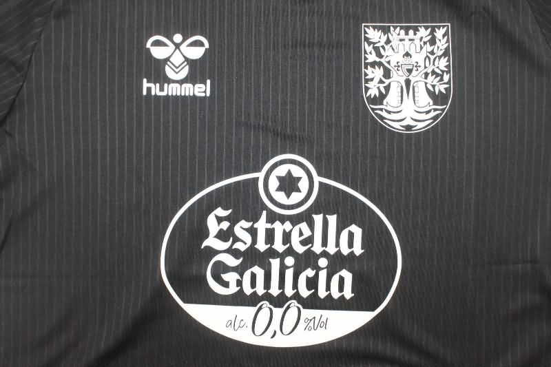 Thailand Quality(AAA) 100th Celta Anniversary Black Soccer Jersey