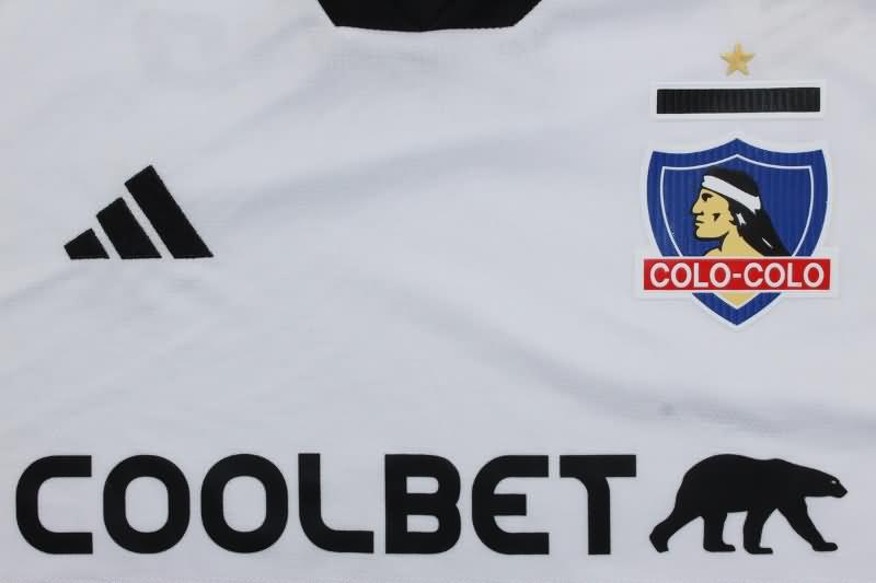 Thailand Quality(AAA) 2024 Colo Colo Home Soccer Jersey