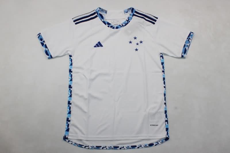 Thailand Quality(AAA) 2024 Cruzeiro Away Soccer Jersey