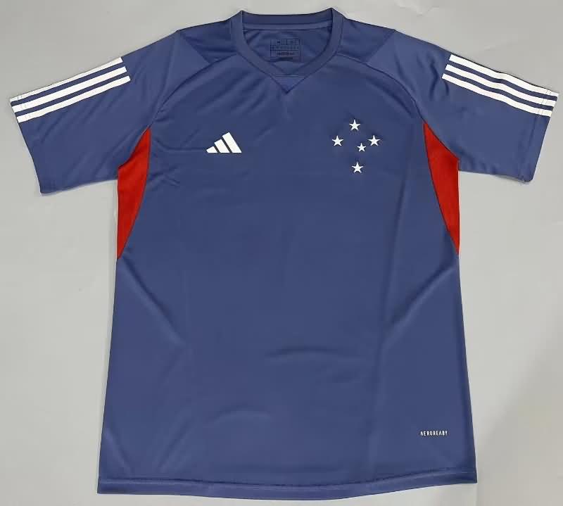 Thailand Quality(AAA) 2024 Cruzeiro Training Soccer Jersey
