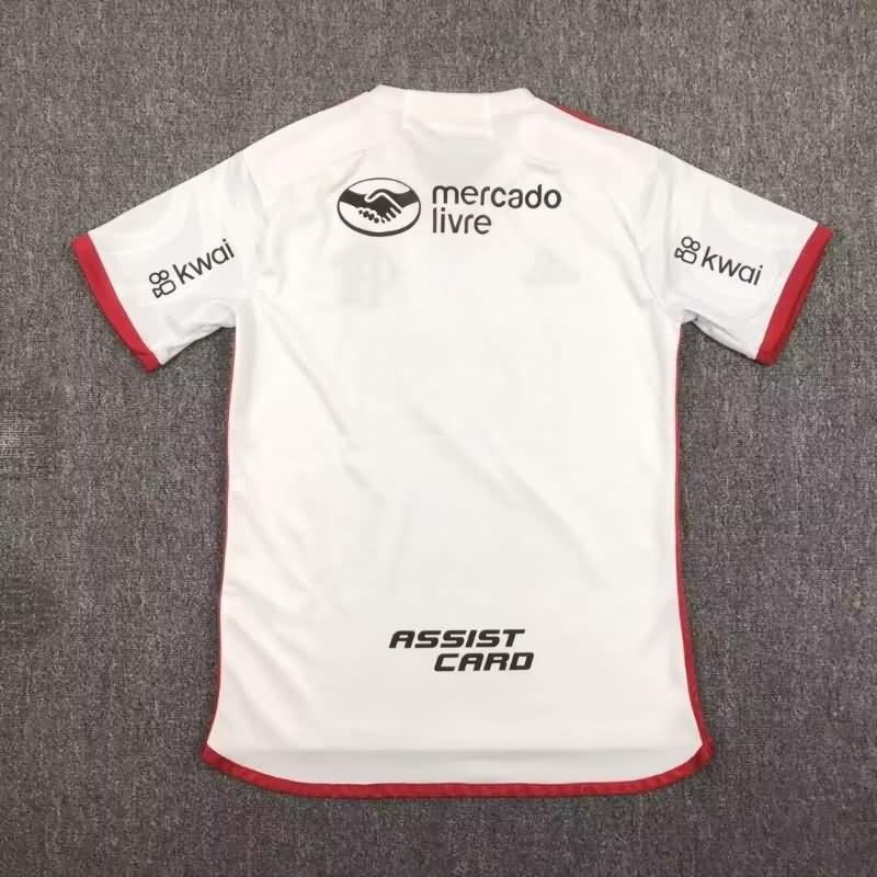 Thailand Quality(AAA) 2024 Flamengo Away Soccer Jersey Sponsor