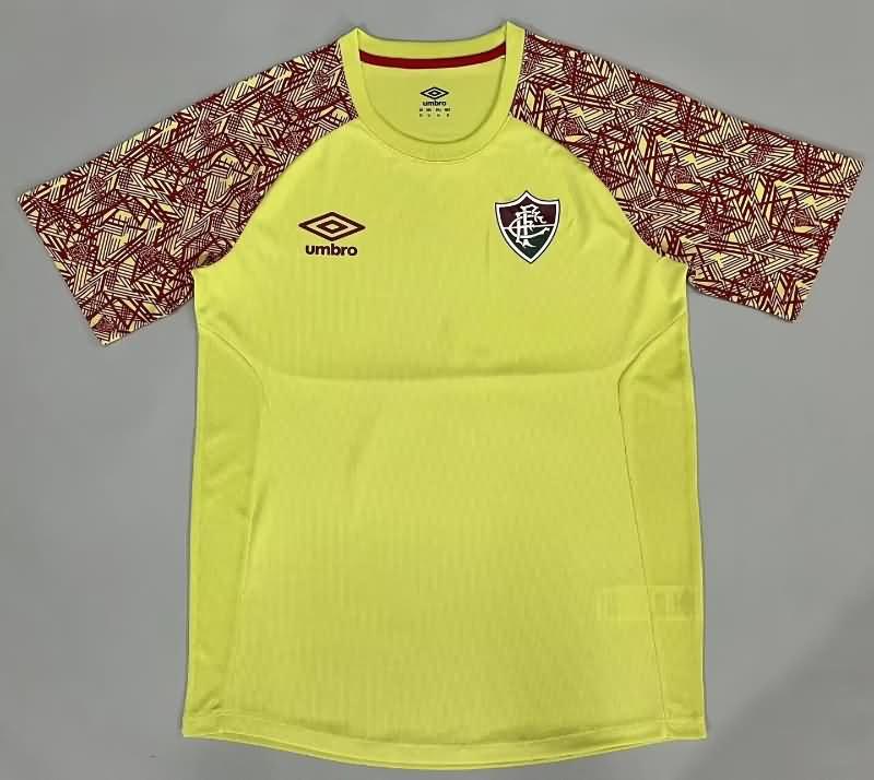 Thailand Quality(AAA) 2024 Fluminense Goalkeeper Yellow Soccer Jersey