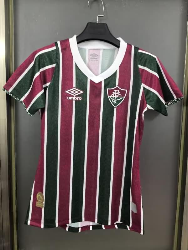 Thailand Quality(AAA) 2024 Fluminense Home Women Soccer Jersey