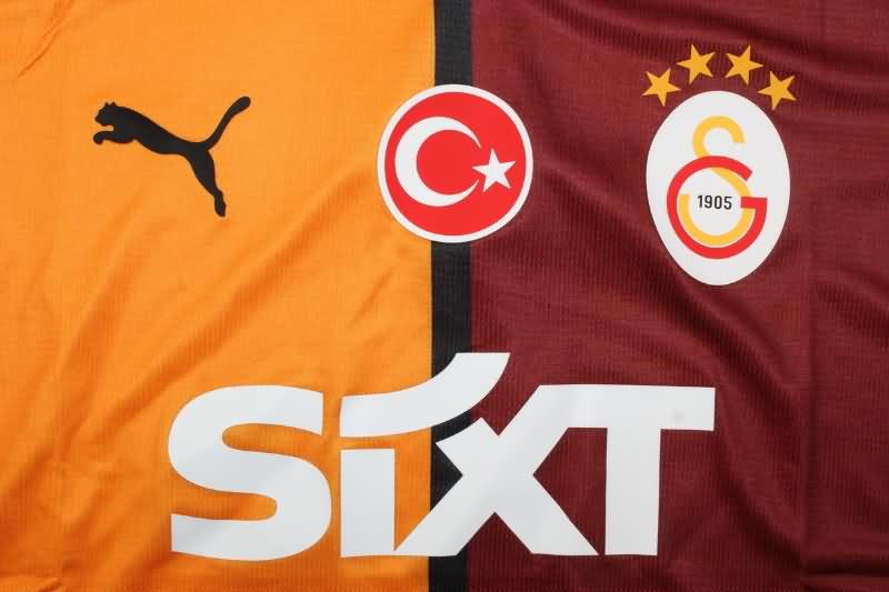 Thailand Quality(AAA) 24/25 Galatasaray Home Soccer Jersey
