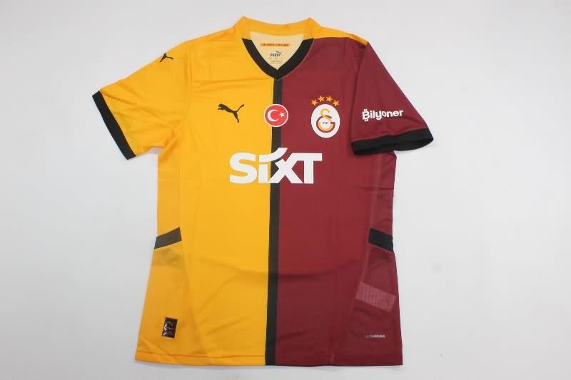 Thailand Quality(AAA) 24/25 Galatasaray Home Soccer Jersey (Player)