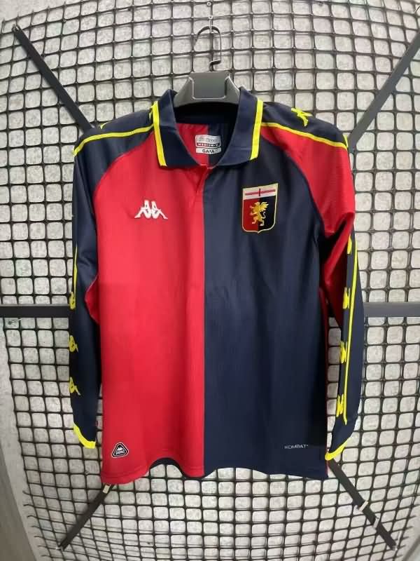 Thailand Quality(AAA) 24/25 Genoa Special Long Sleeve Soccer Jersey