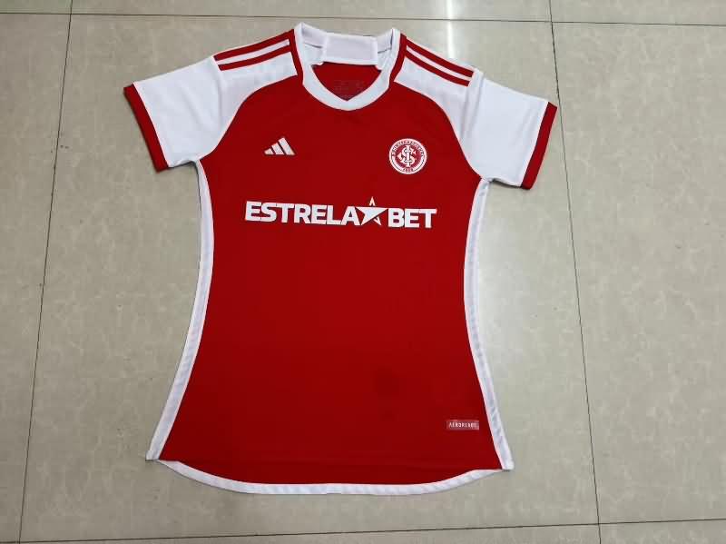 Thailand Quality(AAA) 2024 Sport Club Internacional Home Women Soccer Jersey