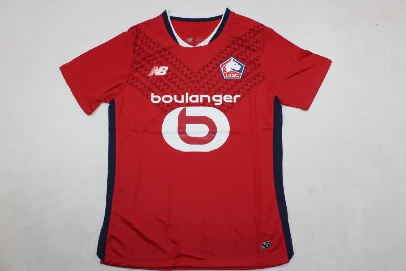 Thailand Quality(AAA) 24/25 Lille Home Soccer Jersey (Player)