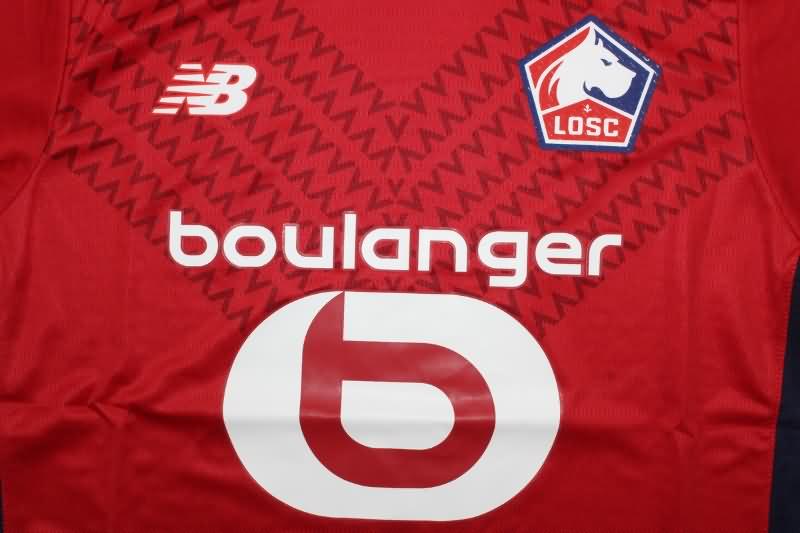 Thailand Quality(AAA) 24/25 Lille Home Soccer Jersey (Player)