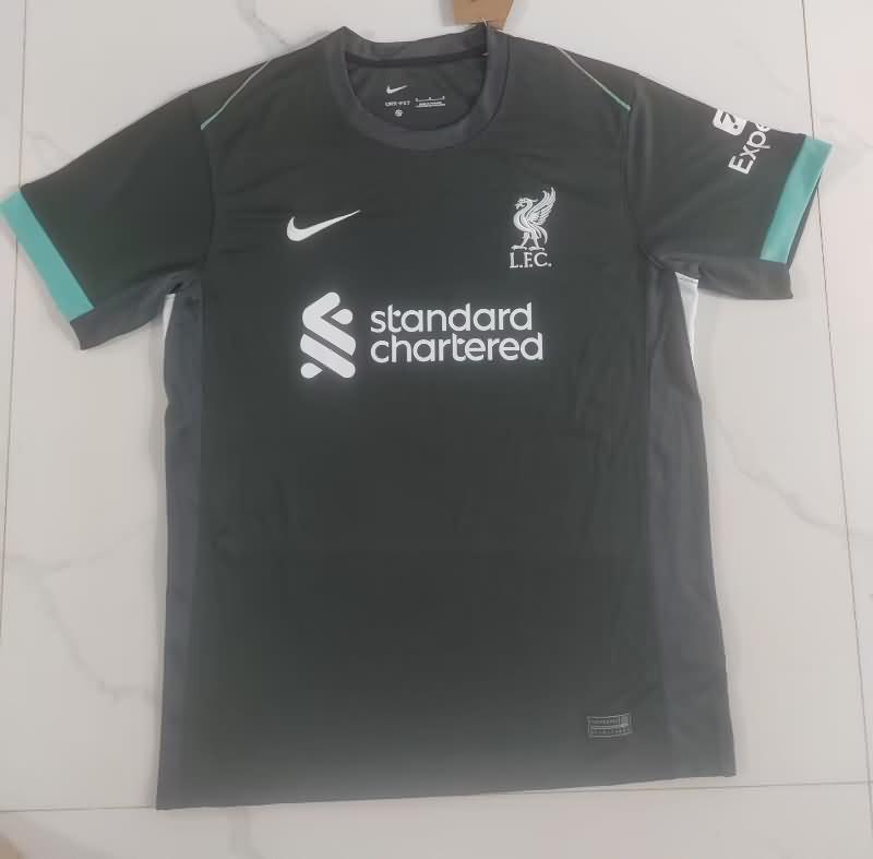 Thailand Quality(AAA) 24/25 Liverpool Away Soccer Jersey (Leaked)