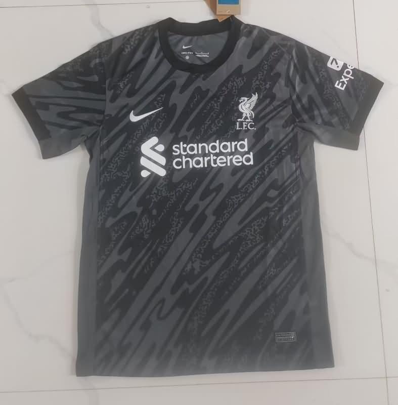 Thailand Quality(AAA) 24/25 Liverpool Goalkeeper Black Soccer Jersey (Leaked)