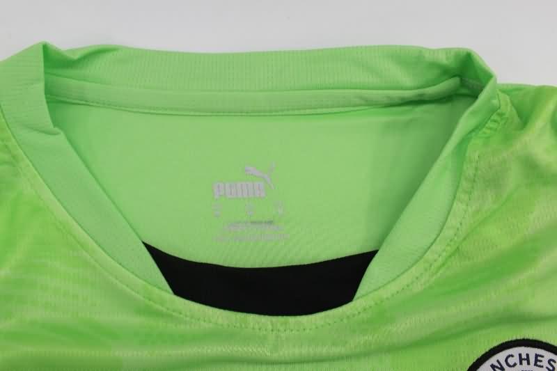 Thailand Quality(AAA) 24/25 Manchester City Goalkeeper Green Soccer Jersey