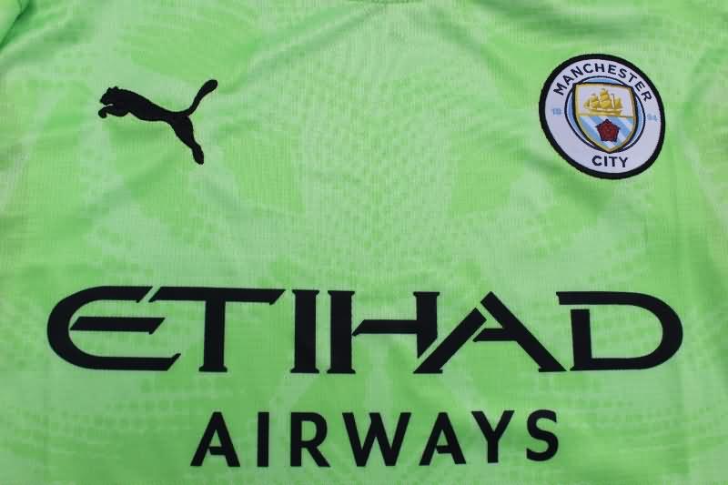Thailand Quality(AAA) 24/25 Manchester City Goalkeeper Green Soccer Jersey