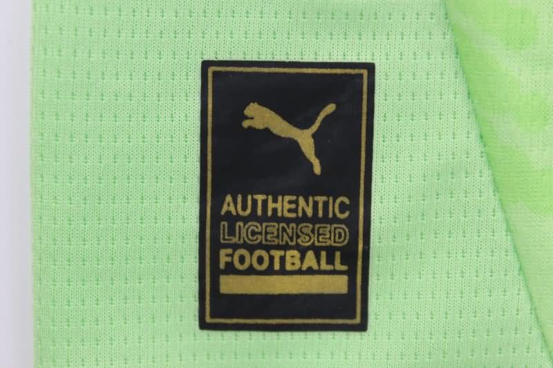 Thailand Quality(AAA) 24/25 Manchester City Goalkeeper Green Soccer Jersey