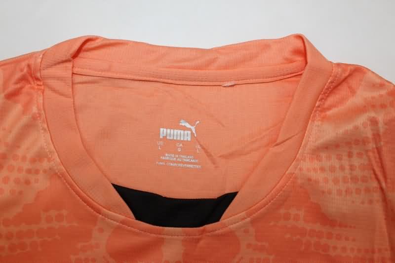 Thailand Quality(AAA) 24/25 Manchester City Goalkeeper Orange Soccer Jersey