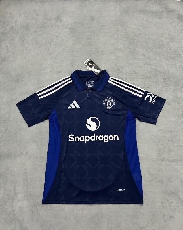 Thailand Quality(AAA) 24/25 Manchester United Away Soccer Jersey Leaked