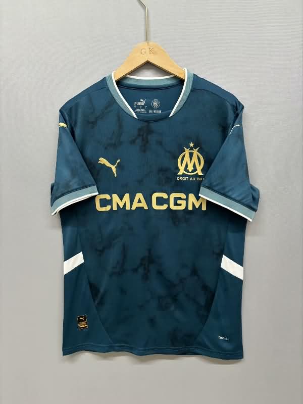 Thailand Quality(AAA) 24/25 Marseilles Away Soccer Jersey Leaked