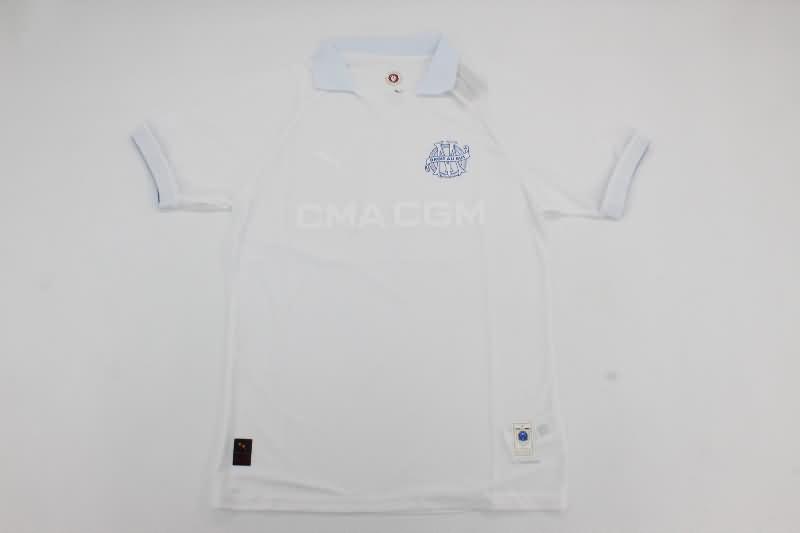 Thailand Quality(AAA) 24/25 Marseilles White Soccer Jersey (Player)