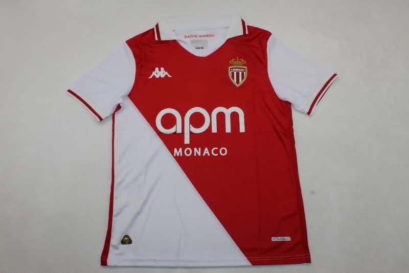 Thailand Quality(AAA) 24/25 Monaco Home Soccer Jersey