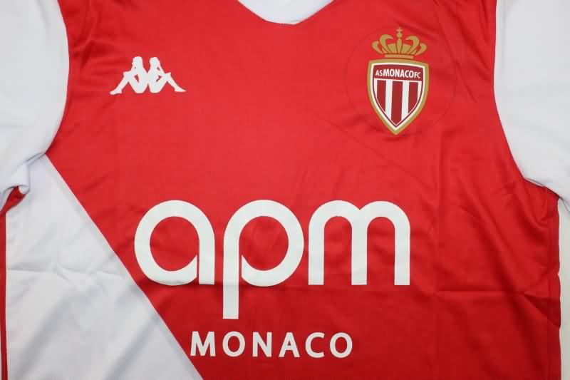 Thailand Quality(AAA) 24/25 Monaco Home Soccer Jersey