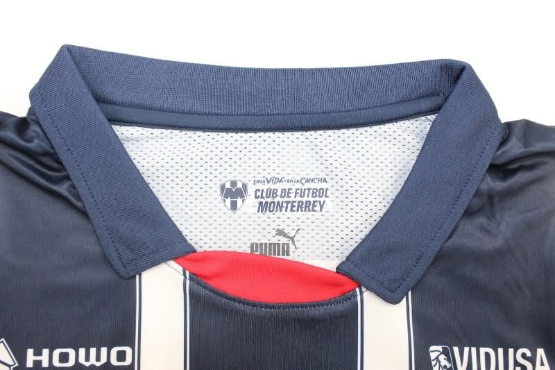 Thailand Quality(AAA) 24/25 Monterrey Home Long Sleeve Soccer Jersey (Player)