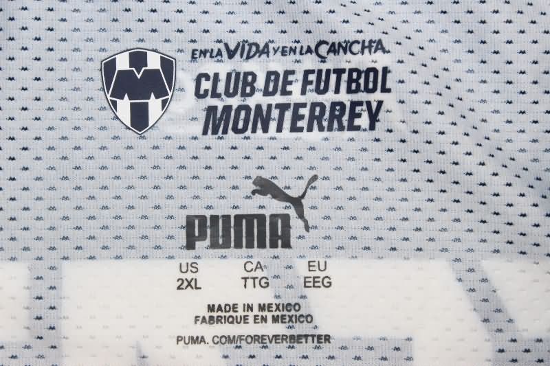 Thailand Quality(AAA) 24/25 Monterrey Home Long Sleeve Soccer Jersey (Player)