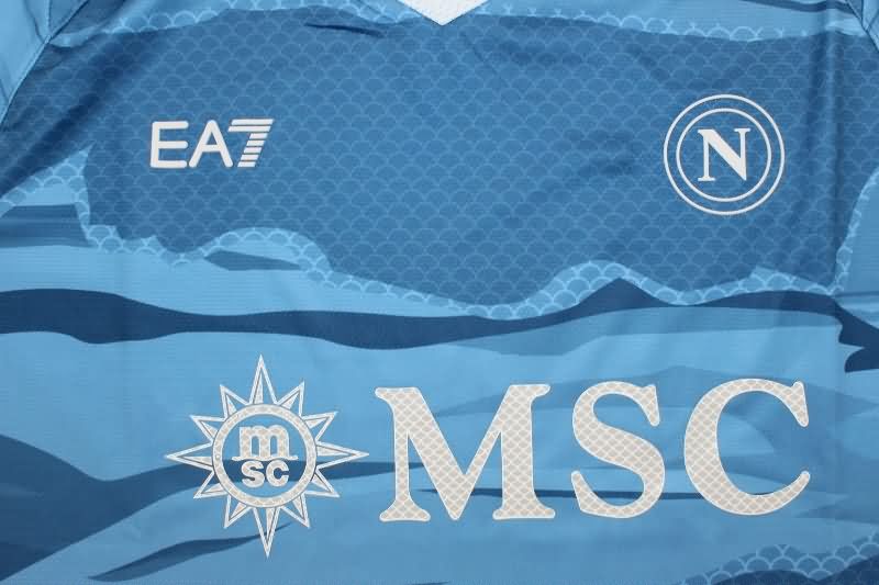 Thailand Quality(AAA) 24/25 Napoli Fourth Soccer Jersey