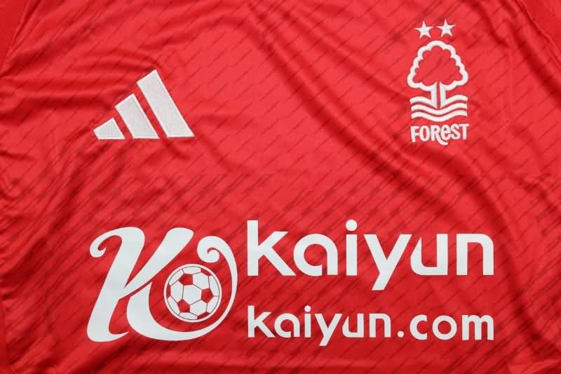 Thailand Quality(AAA) 24/25 Nottingham Forest Home Soccer Jersey