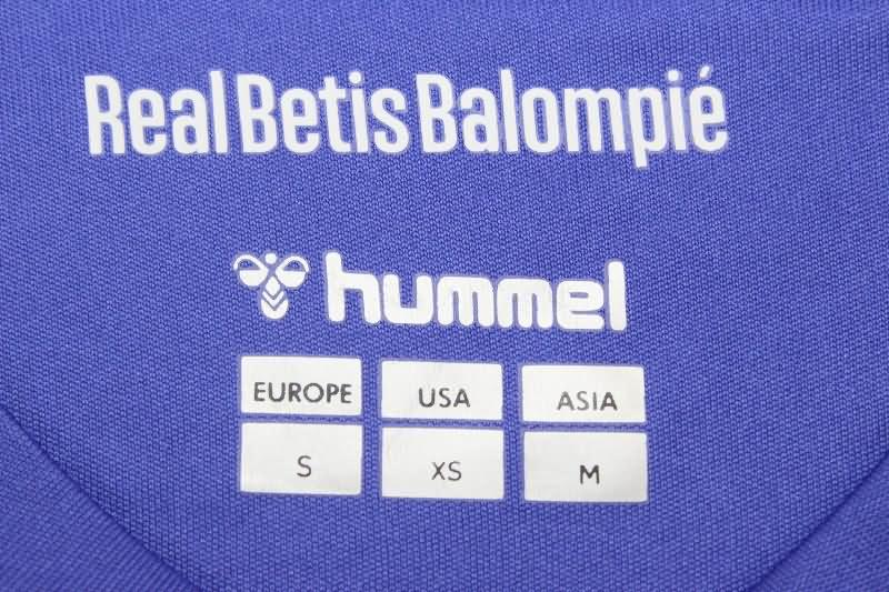 Thailand Quality(AAA) 24/25 Real Betis Goalkeeper Blue Soccer Jersey
