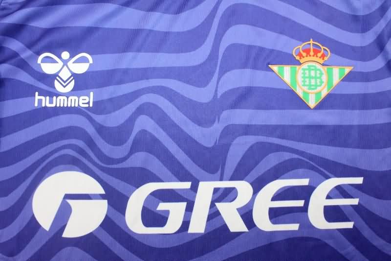 Thailand Quality(AAA) 24/25 Real Betis Goalkeeper Blue Soccer Jersey
