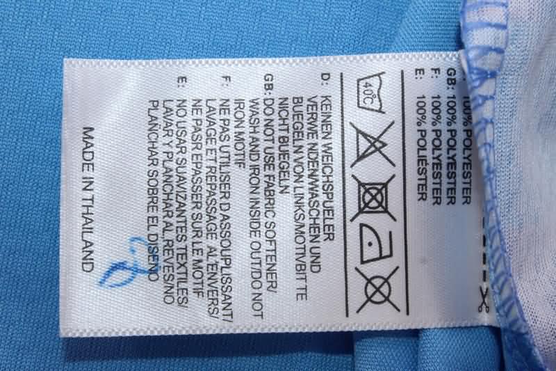 Thailand Quality(AAA) 24/25 Real Madrid Goalkeeper Blue Soccer Jersey