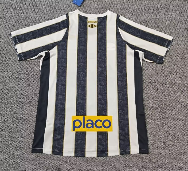 Thailand Quality(AAA) 2024 Santos Away Soccer Jersey Sponsor