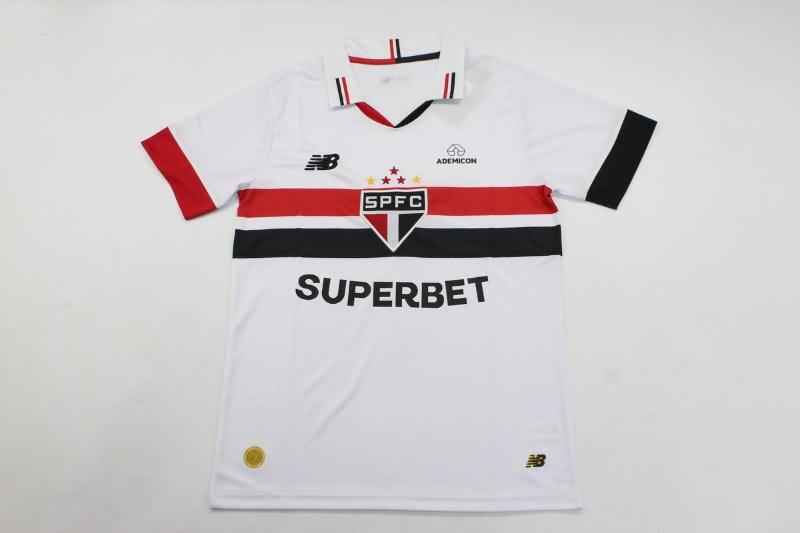 Thailand Quality(AAA) 2024 Sao Paulo Home Soccer Jersey