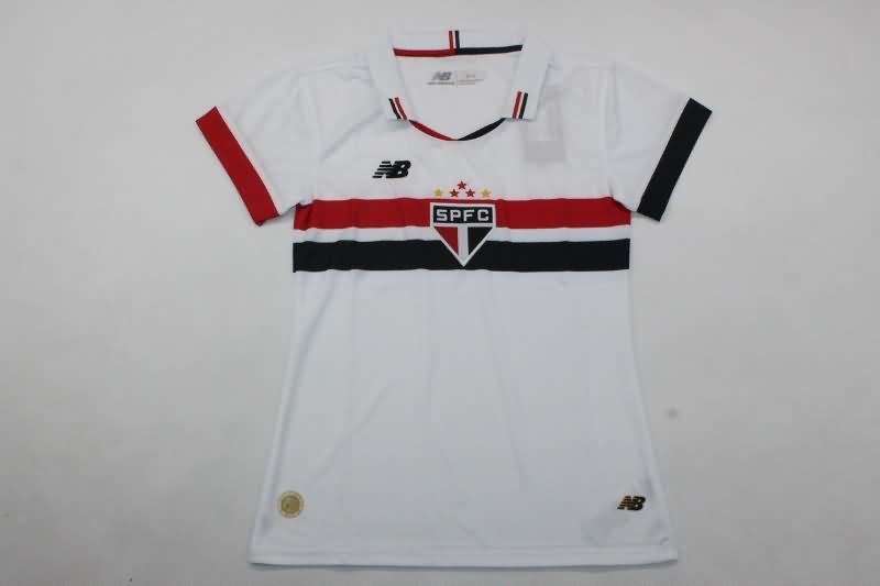 Thailand Quality(AAA) 2024 Sao Paulo Home Women Soccer Jersey