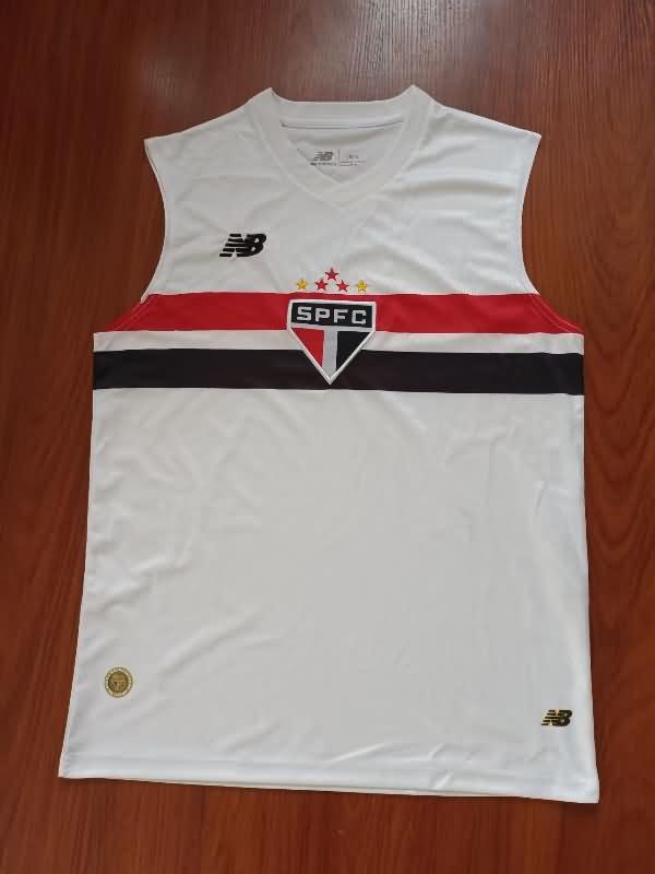 Thailand Quality(AAA) 2024 Sao Paulo Training Vest Soccer Jersey 02