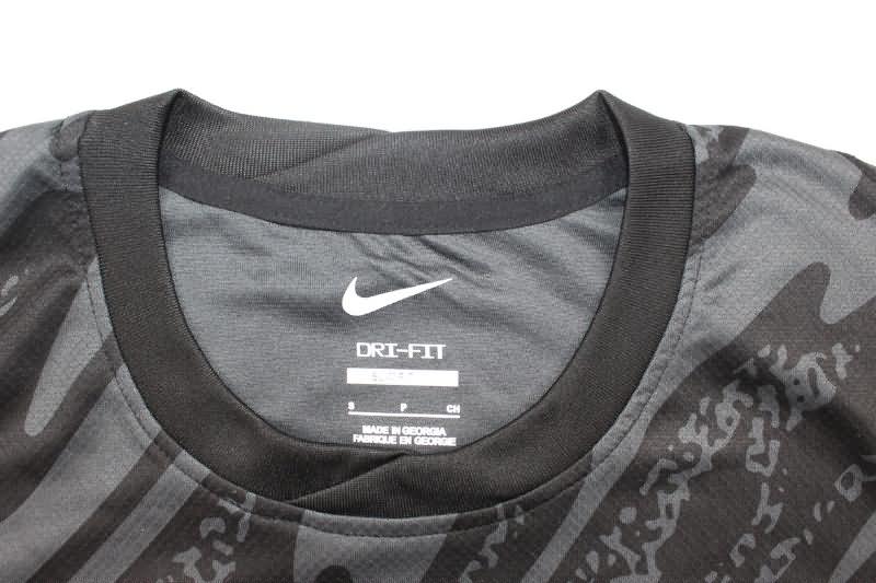 Thailand Quality(AAA) 24/25 Sporting Lisbon Goalkeeper Black Soccer Jersey
