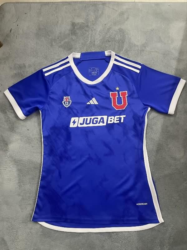 Thailand Quality(AAA) 2024 Universidad Chile Home Women Soccer Jersey
