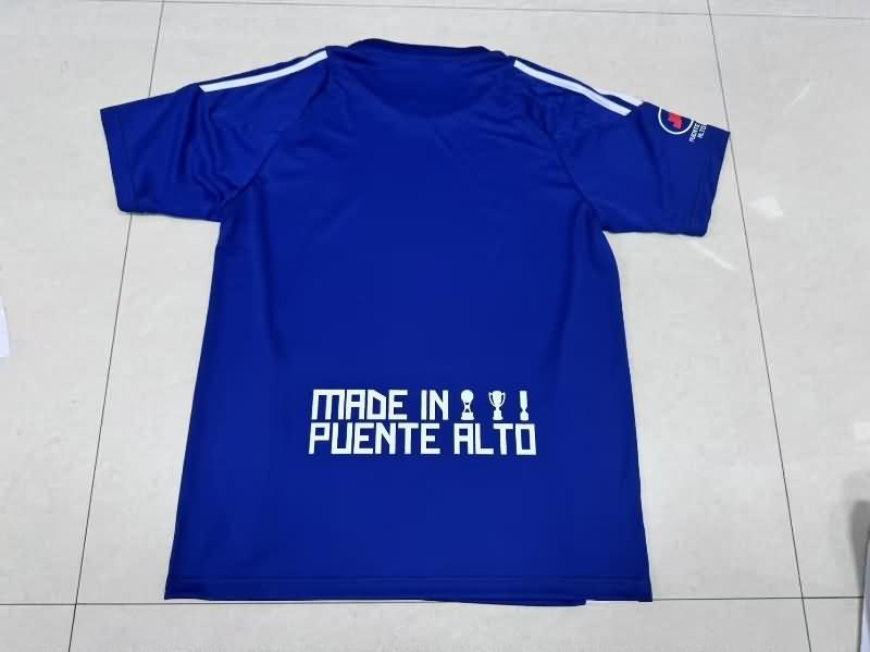 Thailand Quality(AAA) 2024 Universidad Chile Training Soccer Jersey 02