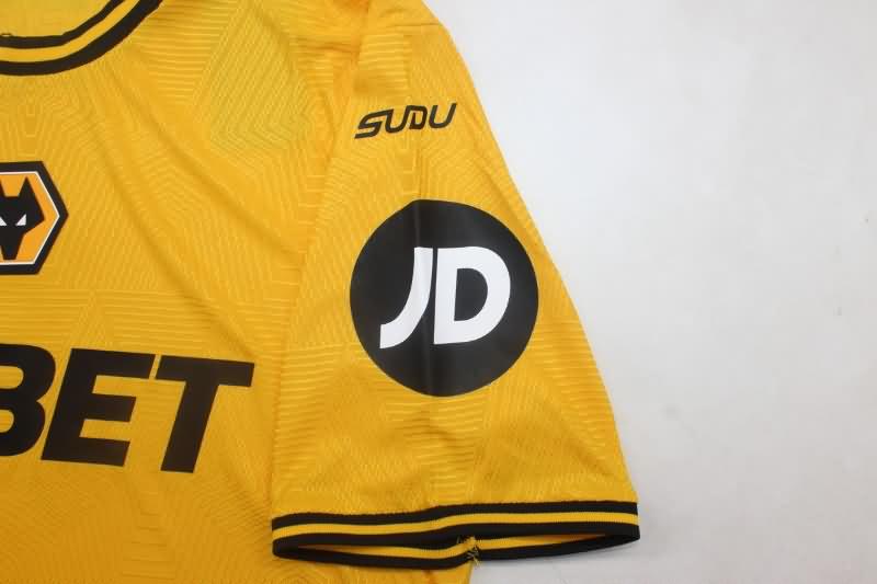 Thailand Quality(AAA) 24/25 Wolves Home Soccer Jersey (Player)