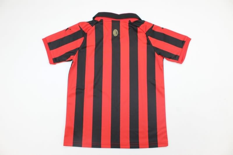 125th AC Milan Anniversary Kids Soccer Jersey And Shorts