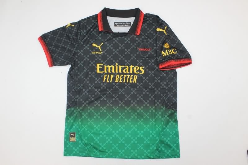 24/25 AC Milan Special Kids Soccer Jersey And Shorts 02