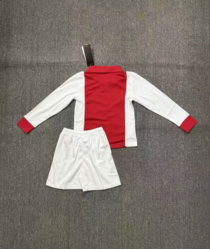 125th Ajax Anniversary Long Sleeve Kids Soccer Jersey And Shorts
