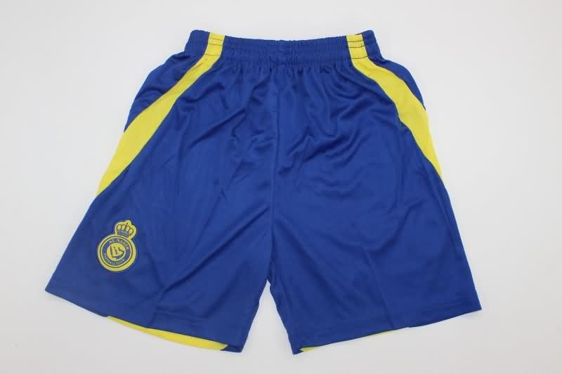 24/25 Al Nassr FC Home Long Sleeve Kids Soccer Jersey And Shorts