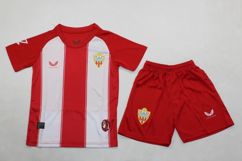 24/25 Almeria Home Kids Soccer Jersey And Shorts