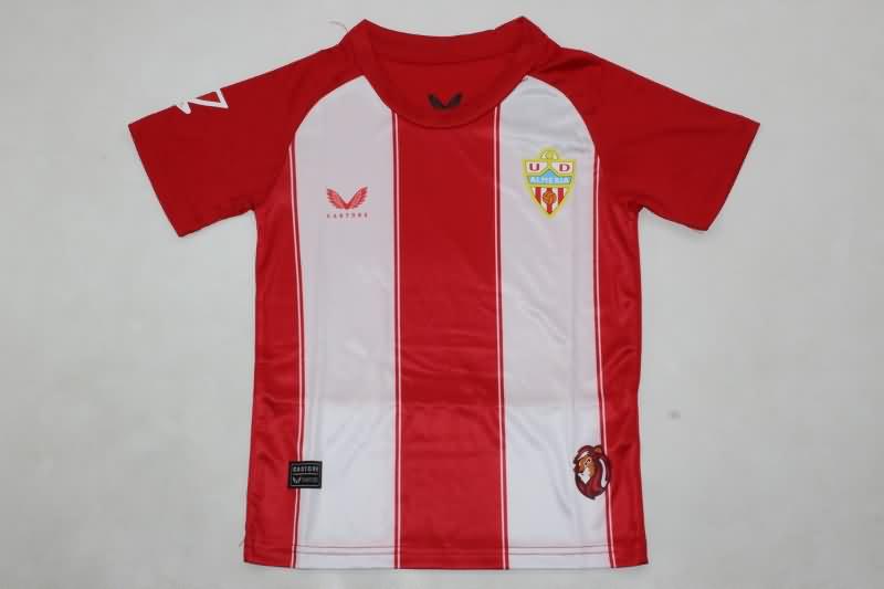 24/25 Almeria Home Kids Soccer Jersey And Shorts