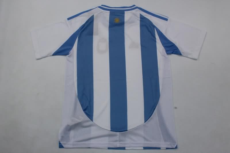 2024 Argentina Copa America Home Kids Soccer Jersey And Shorts