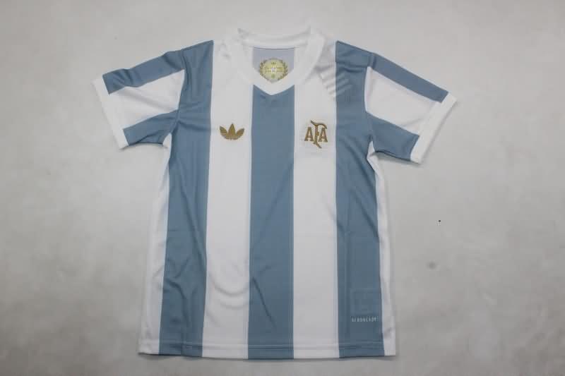50th Argentina Anniversary Kids Soccer Jersey And Shorts