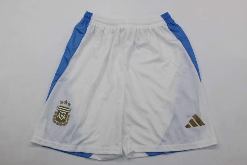 2024 Argentina Copa America Home Kids Soccer Jersey And Shorts (Player)